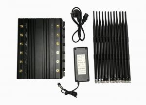China 12 Bands High Power Adjustable Stationary Electronic Jamming Device 2 watts Jammer wholesale