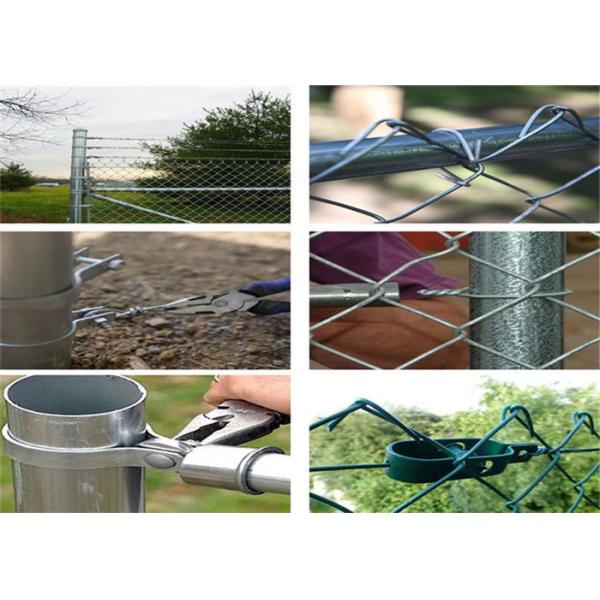 60x60mm Pvc Coated Galvanized Chain Link Fence Fabric For Security