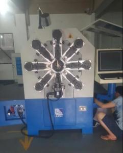China Twelve Axes CNC Spring Machine , 380V 27KW Torsion Spring Making Machine wholesale