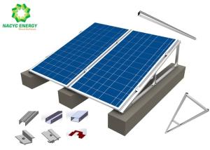 Highly Pre - Assembled Solar Panel Tilt Mounting Brackets Rust Resistance