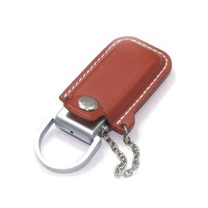 newest leather USB flash drive,usb flash drive with a ring circle,4G flash dirve