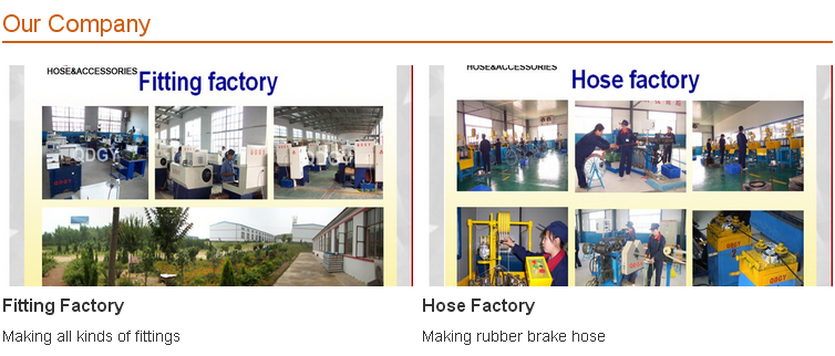 brake hose line pipe thread fitting involve a ISO Flare Bubble flare