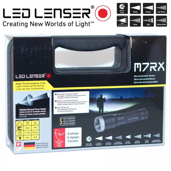 LED Lenser M7RX - 600 Lumen Rechargeable Professional Torch Made in china grgheadsets-com.ecer.com