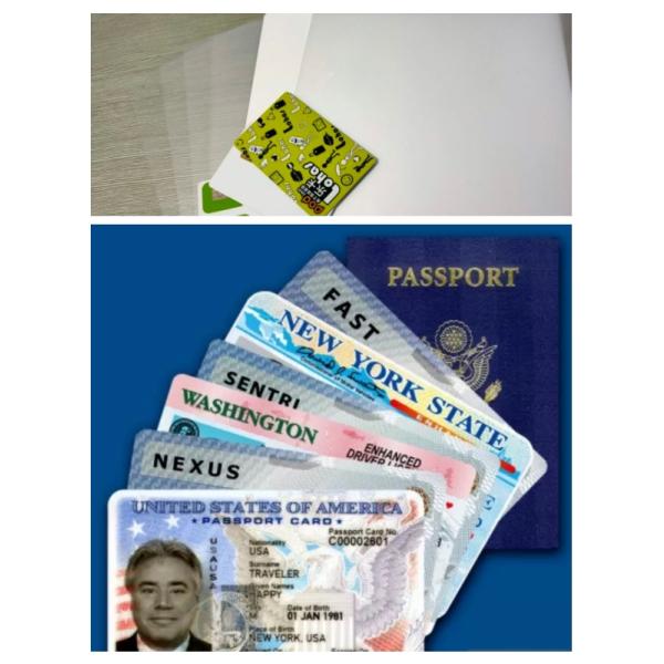 Moisture Proof Smart Card Material Transparent PC Uncoated Overlay