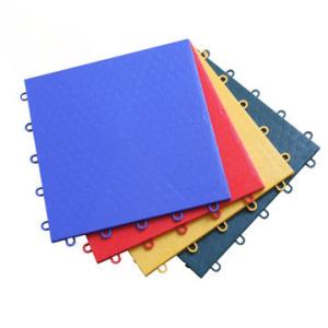 Cushion Garage Modular Interlocking Tiles PP Anti Slip Flooring Snap Together Drainage Mats