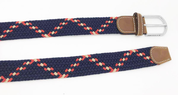 100cm Length Weaving Mens Elastic Stretch Belts Without Holes