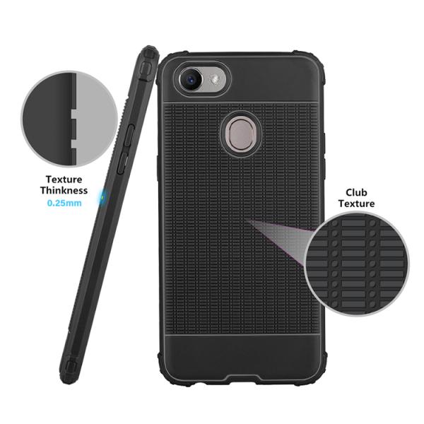 Ultra Soft TPU Non - Slip Smartphone Protective Bumper Case / Shockproof Back Cover For OPPO