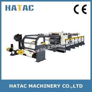 China Automatic Label Inserting Duplex Paper Sheet Cutting Machine,Cardboard Sheeter Machine,Paper Cutting Machine wholesale