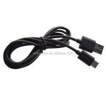 Black Micro-USB Data Cable For Camera And MP3 1m 1.5m Braid Shielding