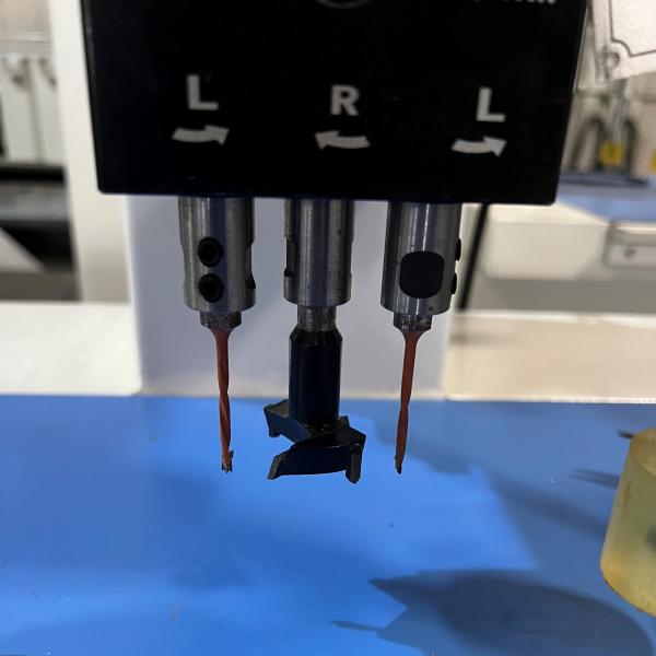 Single Head Vertical Hinge Hole Drilling Machine With Pneumatic Control