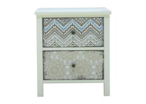 Beige 40cm High MDF Side Tables With 30KG Capacity