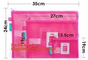 China Pencil case zipper seal see through mesh grid pencil bag, mesh pouch, mesh pencil bags, mesh pencil case wholesale