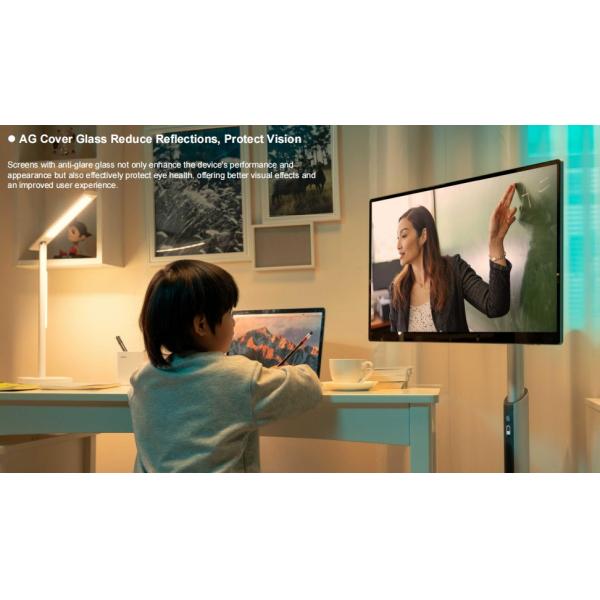 32 inch Portable Smart TV Mobile Touch Screen Wireless Android TV on wheels