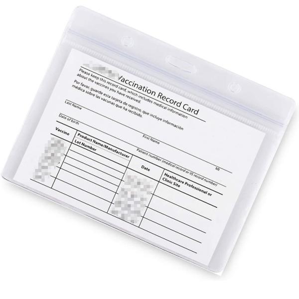 Quality 4X3Inches Immunization Trading Card Sleeve 35C/Layer Thickness for sale