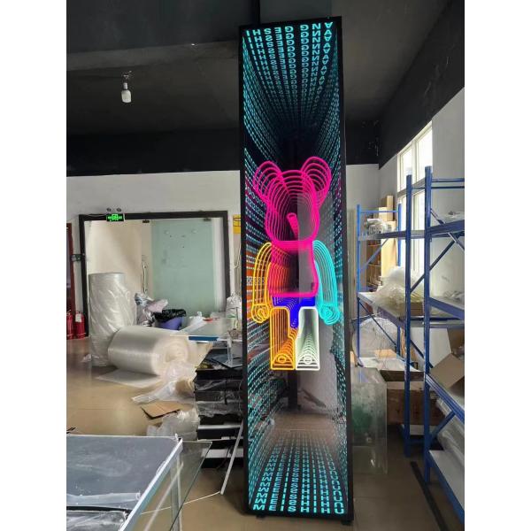 DC12V Magic Led Infinity Bath 3D Tunnel Mirror Decorative Dance Floor Infinity Mirror