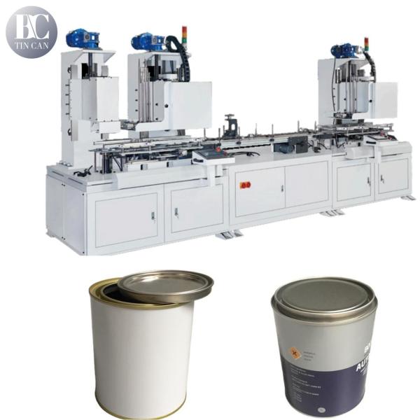 Quality 500ML Glue Cans Making Machine D108 Components 60cpm Automatic Metal Cans Production Line for sale