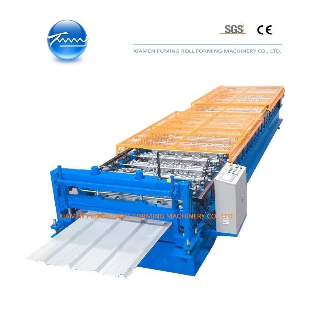 Durable Corrugated Roof Panel Roll Forming Machine High Precision