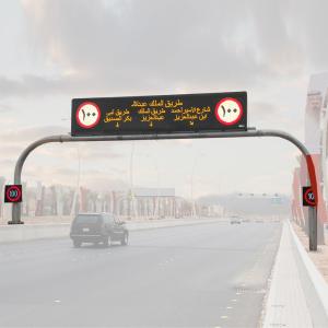 China IP56 Dynamic Message Board Road Speed Limit Warning Customized Logo wholesale