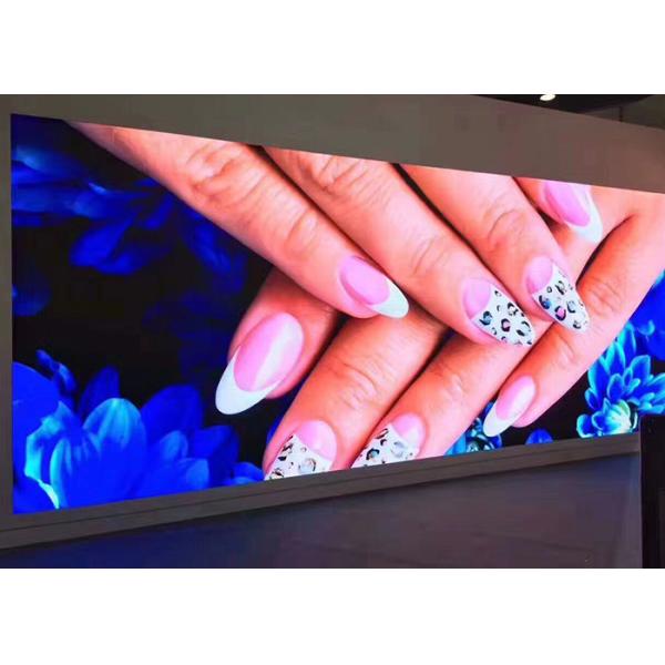 Fixed Wall Mounted Indoor Led Panel Display 3.91mm Pixels SMD2121