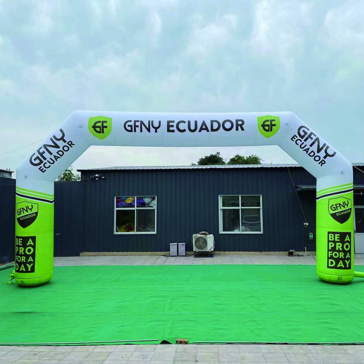420D Oxford cloth customize logo size Commercial Advertising inflatable arch