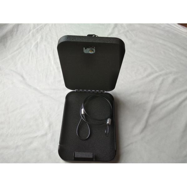 Black Portable Handgun Safe GV20 Stainless Steel Body Provide Safe Storage