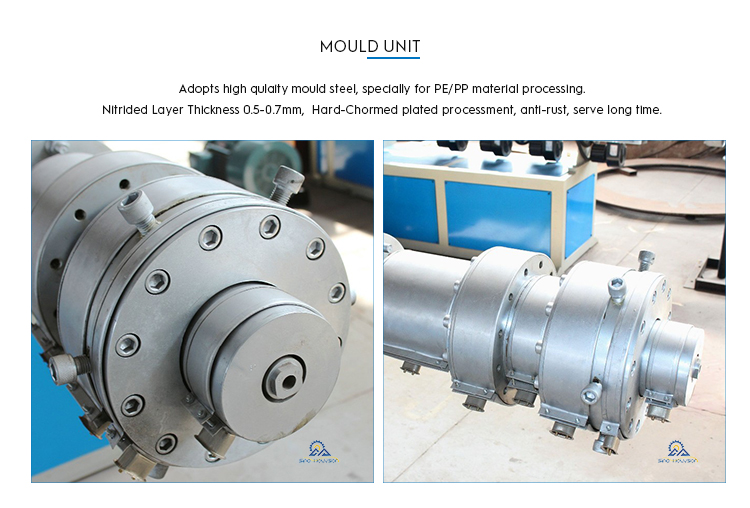 3 Layer PPR HDPE Water Supply Pipe Making Machine Size 20-63mm