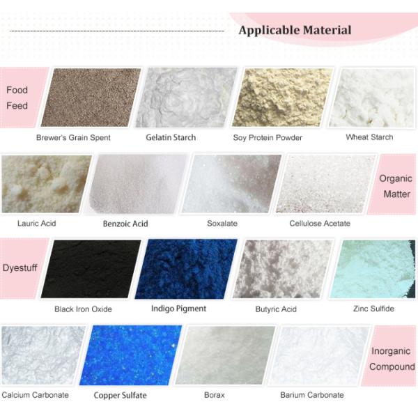 Drying Cassava And Corn Starch Spin Flash Dryer Heating Source Gas Furnace