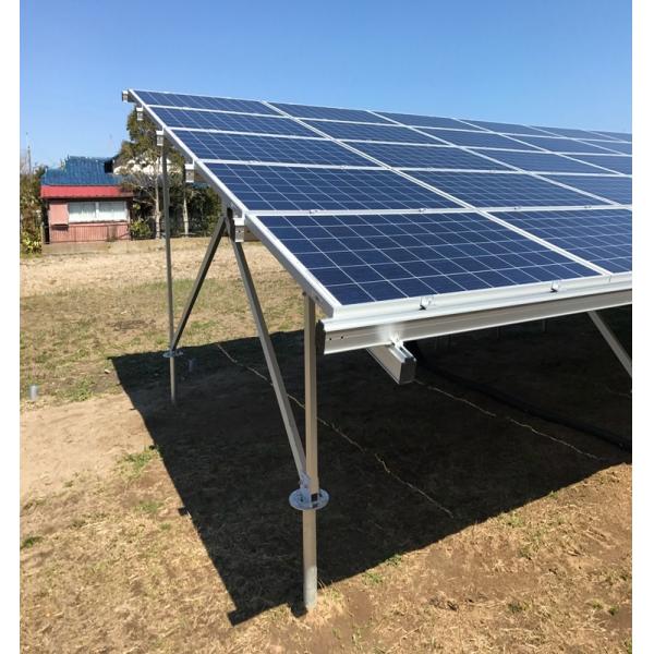 Foldable 20KW 30kw Ground Mount Solar Racking System Solar Mounting Bracket