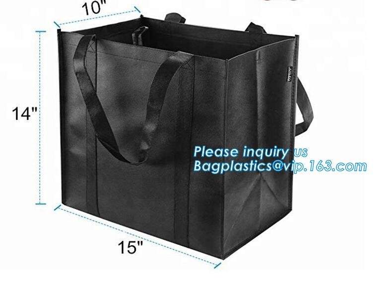 High Quality Color Logo Printed Grocery Promotional And Reusable Non Woven Shopping Tote Bag, Biodegradable, Compostable
