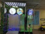 newest creative design round led display with different size for advertising,