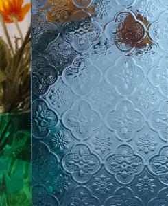 Florentino Floral Patterned Glass and Decorative Figured Glass