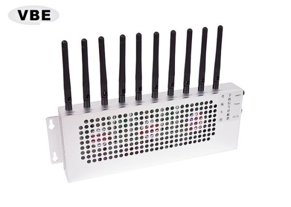 Quality Examination Room Wifi Blocker Jammer , Cell Phone Wifi Jammer 360 Degree Jamming for sale