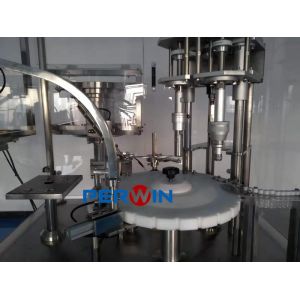 Small Volume Buffer Solution / Cleaning Fluid Filling And Capping Line