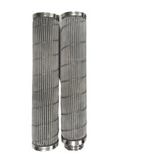Candle Type Wedge Wire Baskets Filter Melt Pleated Filter Element