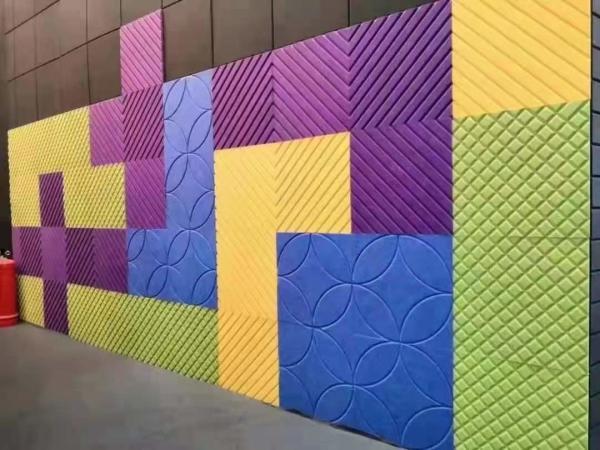 Quality 12mm Polyester  Pet Felt Sound Absorbing Panels Multiple Color for sale