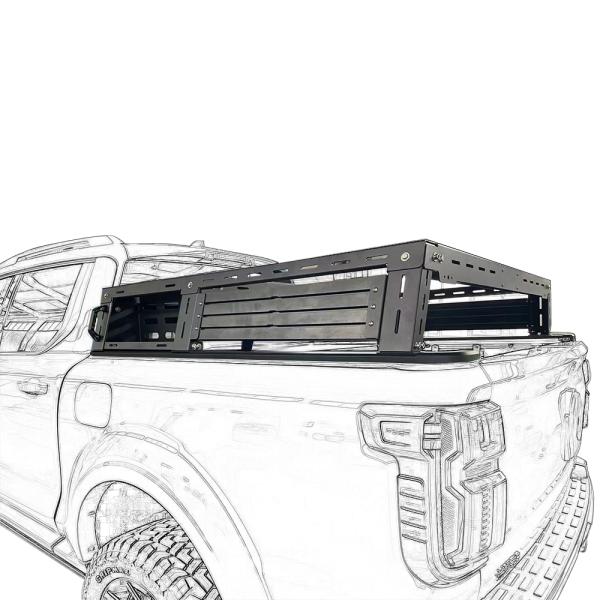 High Aluminium Alloy Pickup Truck Racks For Toyota Hilux REVO / GWM POER