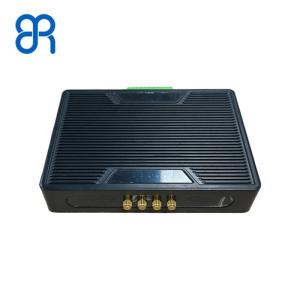China 4 Port UHF RFID Reader Writer Supporting ISO18000-6C Protocol Speed&gt;800 Times/S wholesale