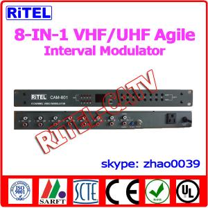 China 8-in-1 VHF/UHF Agile Interval AV Converter/Modulator for Hospital/community/campus wholesale