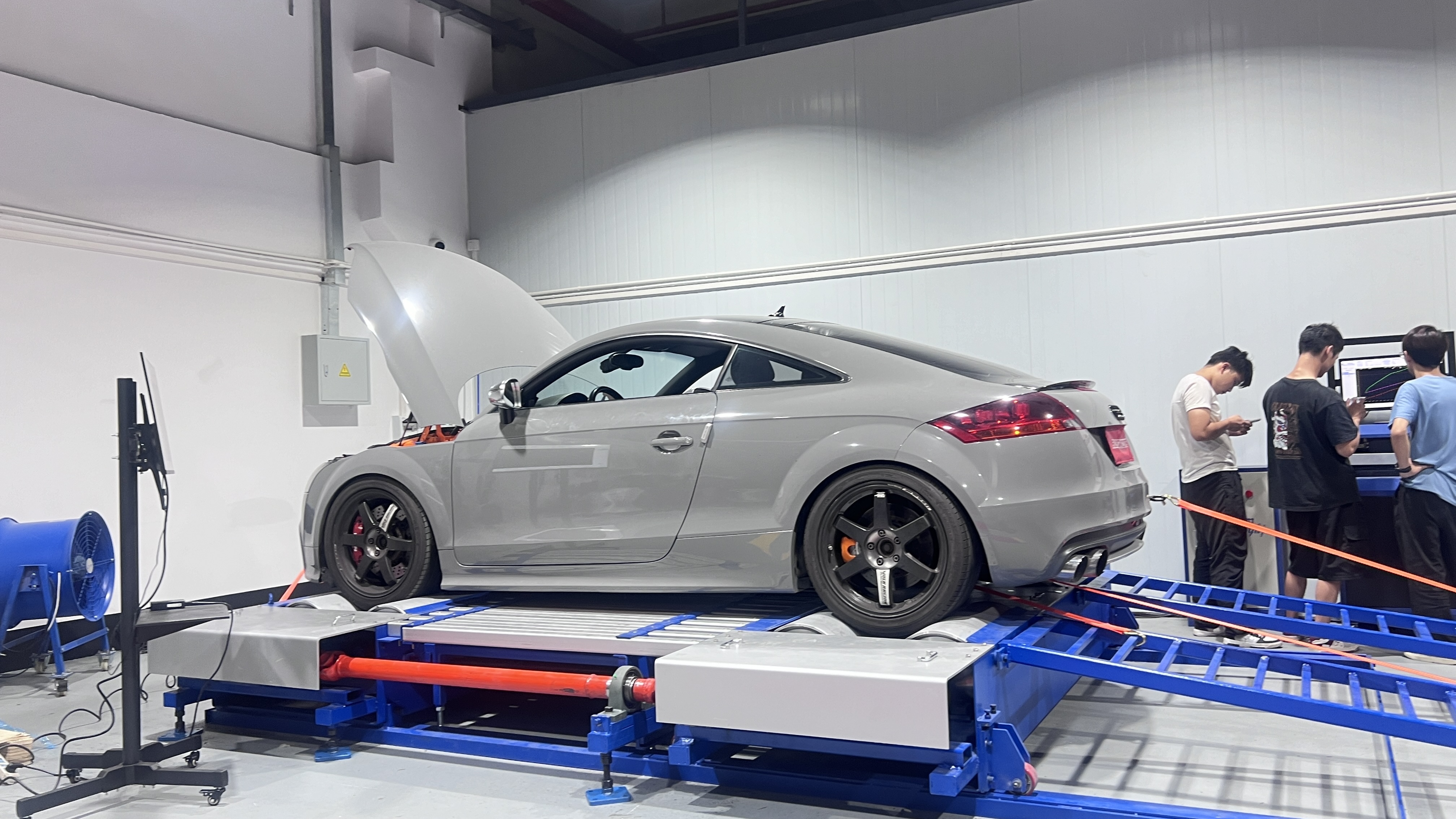 CTDCG-3-4WD 4WD Car Vehicle Test Lane Vehicle Chassis Dynamometer horse power machine one eddy current 1000hp one free roller