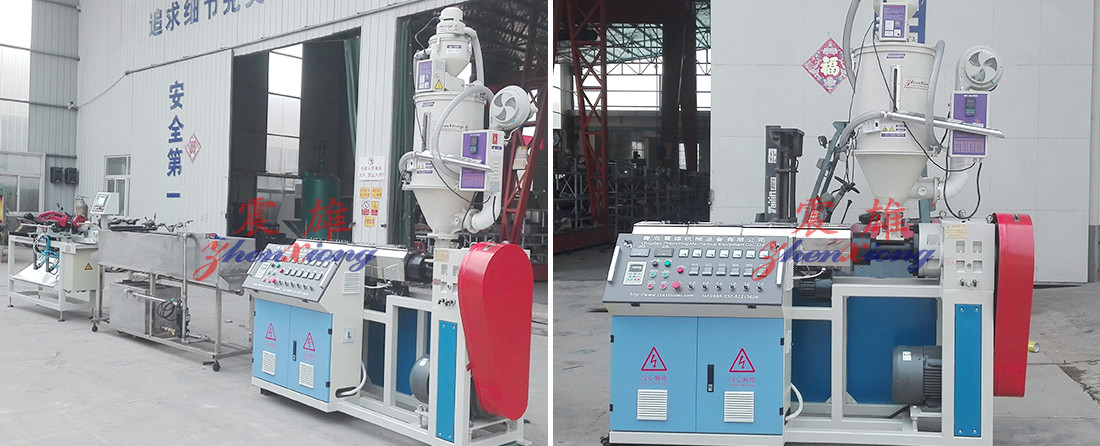 Plastic 35Kw PVC Extruders Profile Extrusion Equipment Line Multi Shaped Profiles
