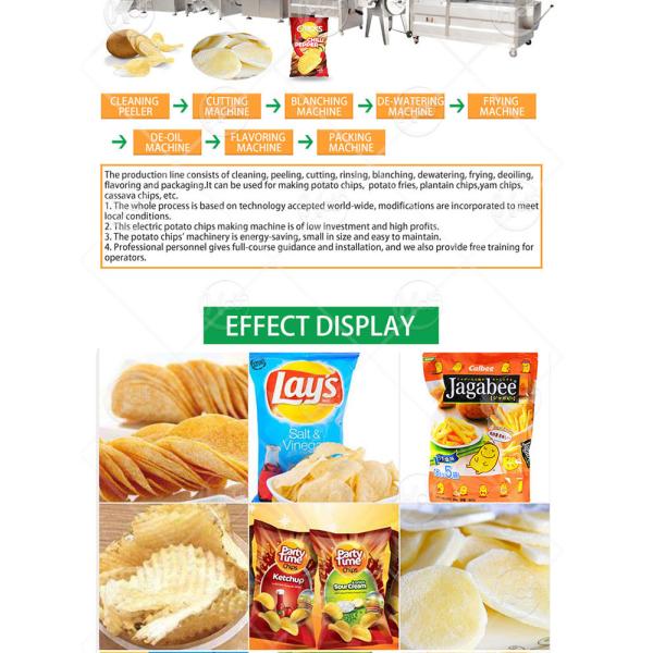 HFD maquinas de batata frita machine de chips