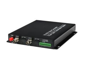 2 Channel 3g-Sdi Fiber Video Converter With RS485 , WDM Video Converter
