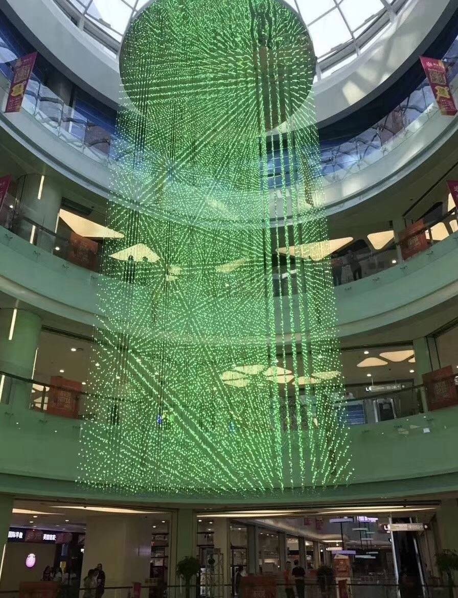 Christmas Color Changing Flexible 3D Pixel Light With Transparent Crystal