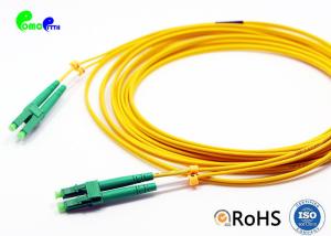 China 2.0mm OD Single Mode Fibre Optic Jumper LC APC to LC APC SM Duplex Patch Cord Figure 8 LSZH Patch Cable wholesale