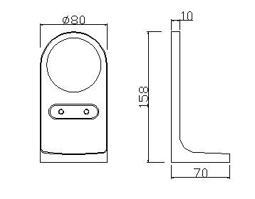 2- Wall Corner Mounted LED Kitchen Lighting with Touch Sensor Switch