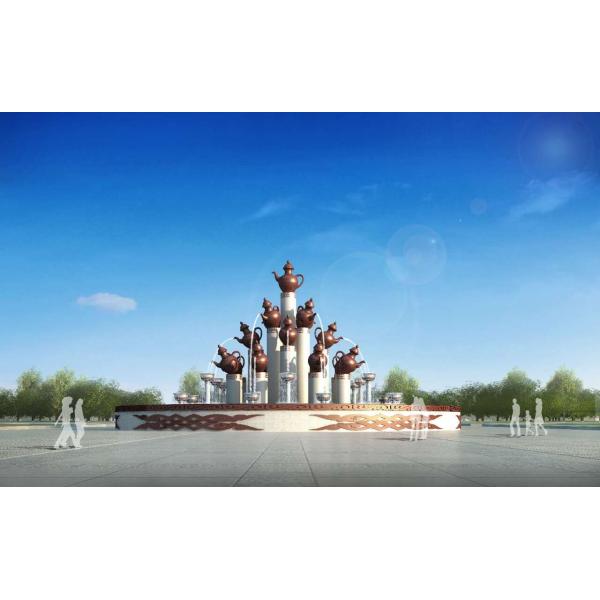 Large metal Garden colorful painting stainless steel figure sculpture,Stainless steel sculpture supplier