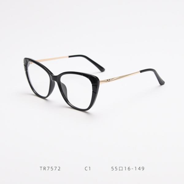 Fashion Ladies Oversized Tr90 Glasses Frames Tr90 Blue Light Glasses