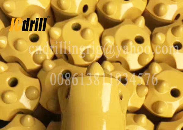 Quality Metal Tungsten Carbide Drill Bits , Tapered Button Bits High Precision for sale