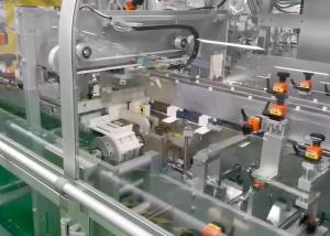 China Intermittent Horizontal Cartoning Machine 45~60 Pieces / Min Paper Packaging wholesale