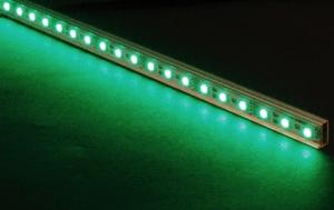 Remote Control SMD 3014 LED Strip , Dimmable Rigid RGB LED Roll For Cabinet